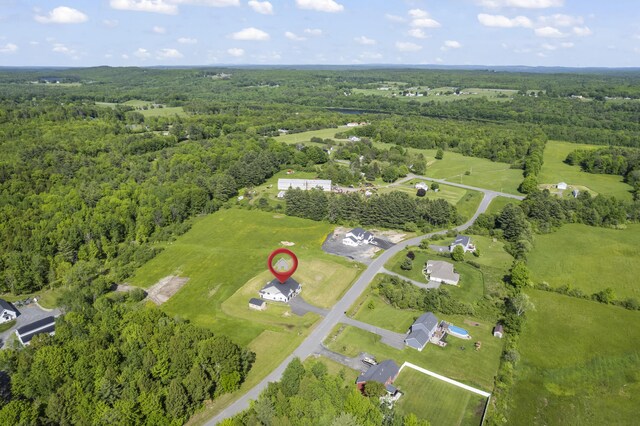 25 Royale Dr, Sidney, ME 04330 - view of property location with a heavily wooded area