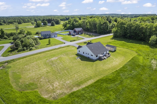 25 Royale Dr, Sidney, ME 04330 - overview of rural landscape featuring a heavily wooded area