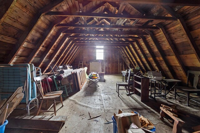 110 Depot St, Unity, ME 04988 - view of unfinished attic