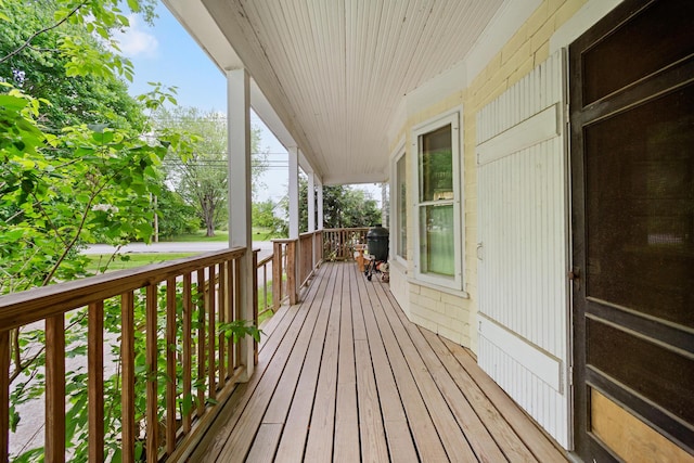 110 Depot St, Unity, ME 04988 - porch with grilling area
