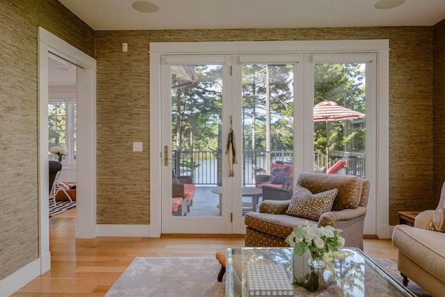 19 Vista Way, Mount Desert, ME 04660 - entryway with light wood-style flooring
