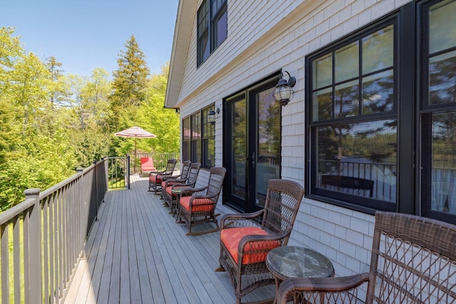 19 Vista Way, Mount Desert, ME 04660 - view of deck
