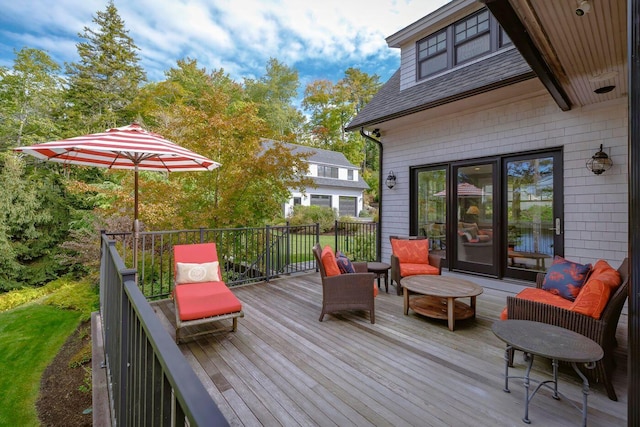 19 Vista Way, Mount Desert, ME 04660 - view of deck