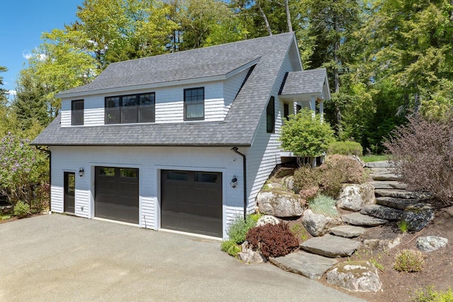 19 Vista Way, Mount Desert, ME 04660 - view of front of home featuring a shingled roof and asphalt driveway