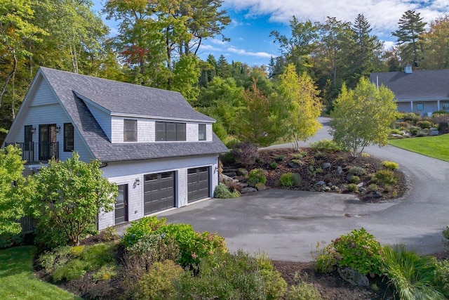 19 Vista Way, Mount Desert, ME 04660 - garage with asphalt driveway