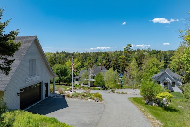 19 Vista Way, Mount Desert, ME 04660 - view of street with a forest view