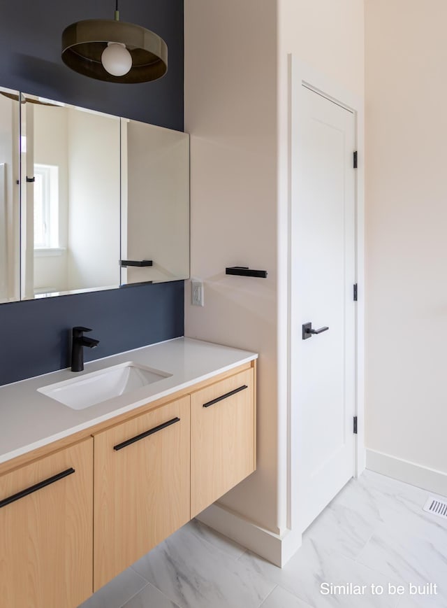4 Windward Rdg, Biddeford, ME 04005 - bathroom featuring marble finish flooring and vanity
