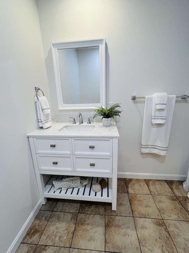 23 Ichabod Ln, Hampden, ME 04444 - bathroom with vanity and baseboards