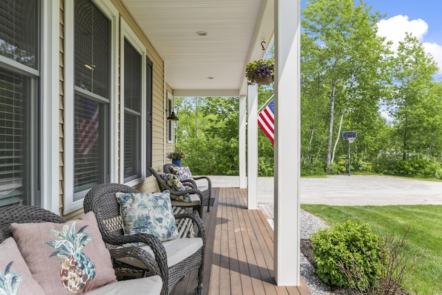54 Tree Farm Rd, Brunswick, ME 04011 - view of wooden porch