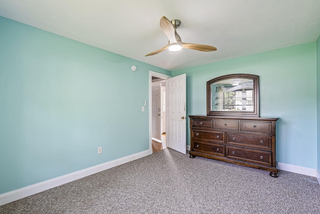 38 Shadagee Rd, Saco, ME 04072 - carpeted bedroom with baseboards and a ceiling fan