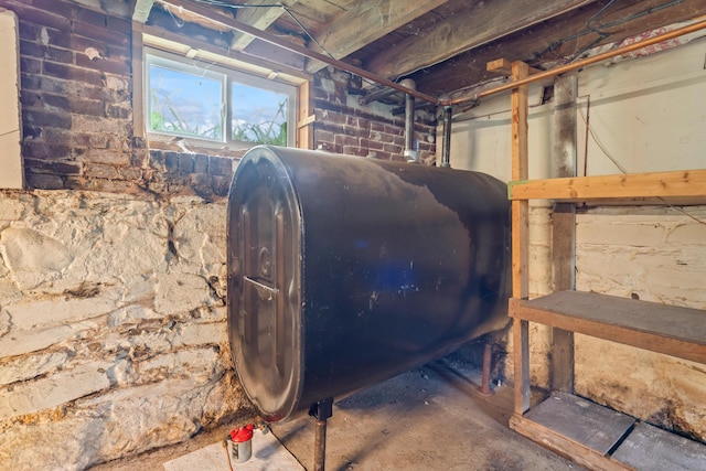 10 Hollingsworth St, Winslow, ME 04901 - below grade area with oil tank
