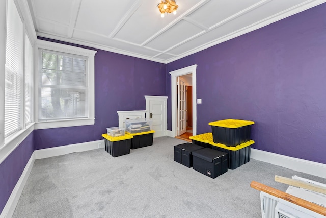 10 Hollingsworth St, Winslow, ME 04901 - playroom with carpet and baseboards