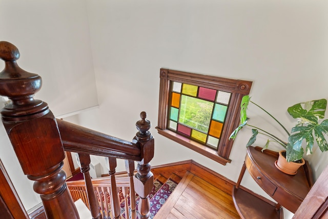 10 Hollingsworth St, Winslow, ME 04901 - staircase featuring baseboards