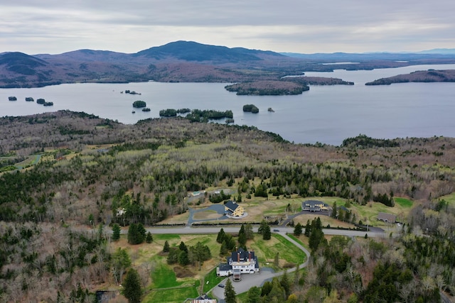 LOT1 Blair Hill Rd, Greenville, ME 04441 - view of property location with a water and mountain view and a heavily wooded area