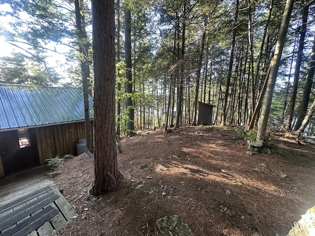 30 Cove View Ln Unit T3, Indian Purchase Twp, ME 04462 - view of yard with an outbuilding