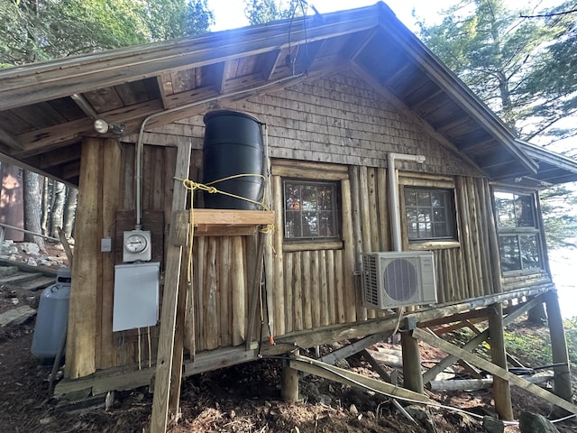 30 Cove View Ln Unit T3, Indian Purchase Twp, ME 04462 - view of outbuilding with ac unit