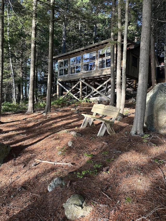 30 Cove View Ln Unit T3, Indian Purchase Twp, ME 04462 - view of rear view of house