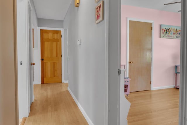 6 Goff Ave, Lewiston, ME 04240 - hall with light wood-type flooring and baseboards