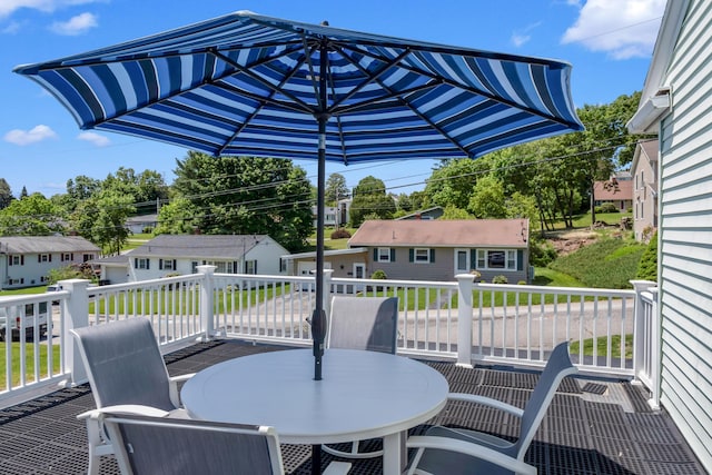 6 Goff Ave, Lewiston, ME 04240 - view of wooden terrace