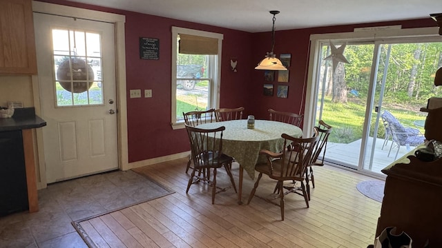 40 Justin Ln, Hermon, ME 04401 - dining room with light wood-style flooring and baseboards