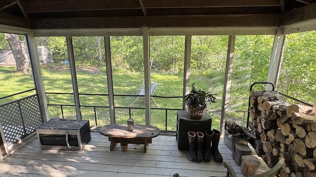 40 Justin Ln, Hermon, ME 04401 - view of sunroom