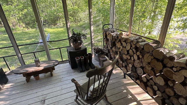 40 Justin Ln, Hermon, ME 04401 - view of sunroom