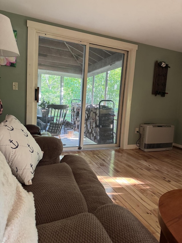 40 Justin Ln, Hermon, ME 04401 - living area featuring wood finished floors and baseboards
