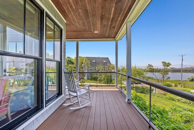 7 First St, Biddeford, ME 04006 - deck featuring a water view
