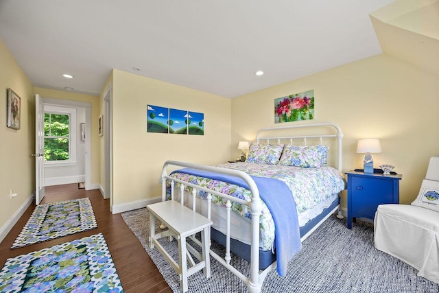 7 First St, Biddeford, ME 04006 - bedroom featuring wood finished floors, baseboards, and recessed lighting
