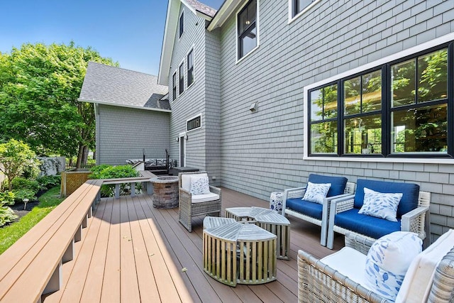 7 First St, Biddeford, ME 04006 - deck with outdoor lounge area