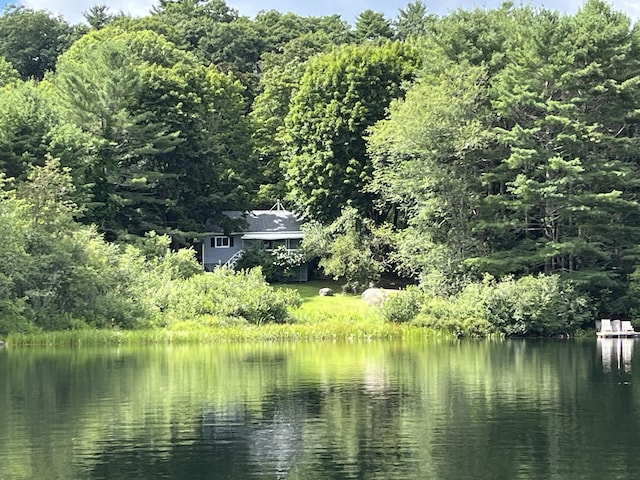 170 Molyneaux Rd, Camden, ME 04843 - water view with a heavily wooded area