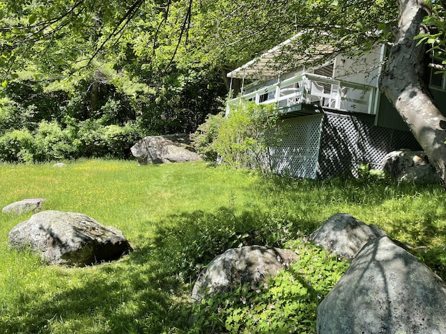 170 Molyneaux Rd, Camden, ME 04843 - view of yard
