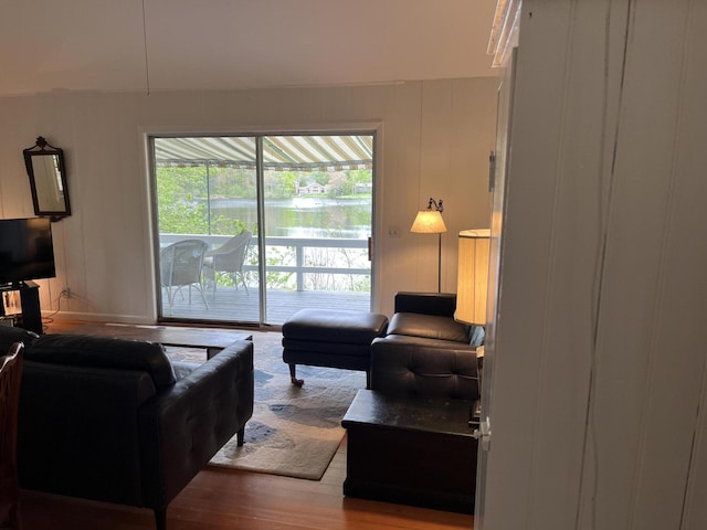 170 Molyneaux Rd, Camden, ME 04843 - living area with wood finished floors