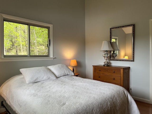 170 Molyneaux Rd, Camden, ME 04843 - bedroom with baseboards and wood finished floors