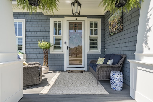 18 Forecaster Way, Scarborough, ME 04074 - entrance to property with an outdoor hangout area