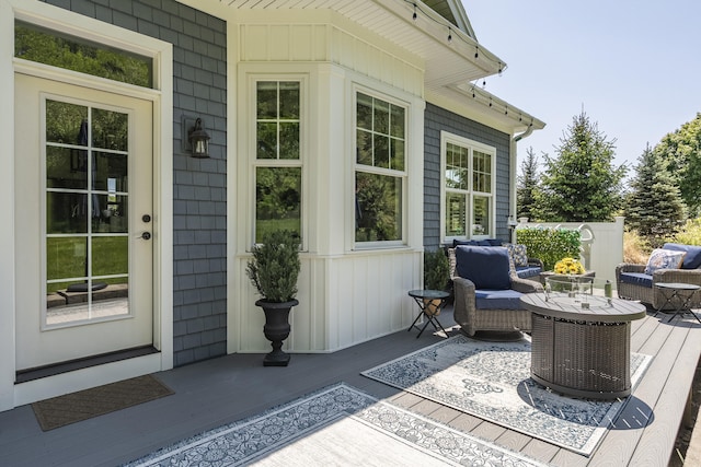 18 Forecaster Way, Scarborough, ME 04074 - wooden deck featuring an outdoor living space