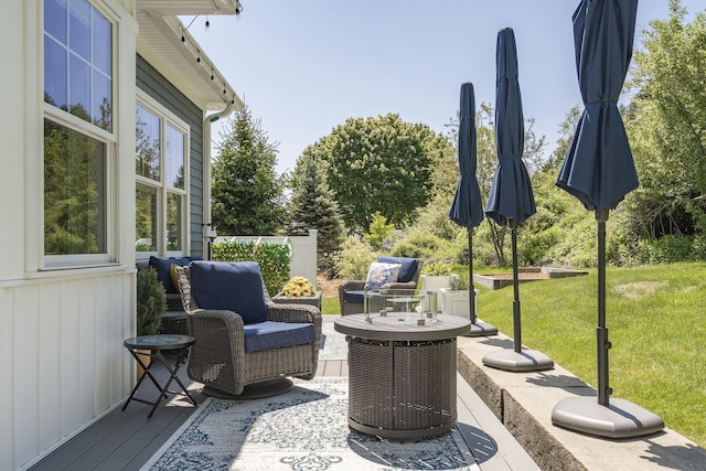 18 Forecaster Way, Scarborough, ME 04074 - view of patio featuring outdoor lounge area