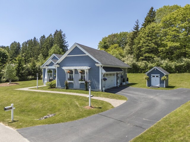18 Forecaster Way, Scarborough, ME 04074 - view of front facade featuring a front yard, driveway, and an attached garage