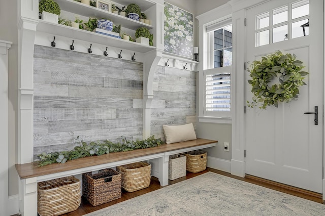 18 Forecaster Way, Scarborough, ME 04074 - mudroom featuring wood finished floors and baseboards
