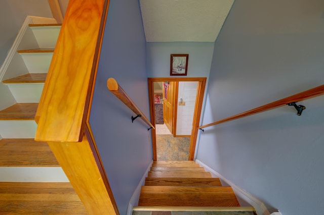 40 Sanborn St, Gorham, ME 04038 - staircase with baseboards