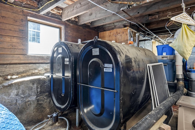 94 Union St, Bath, ME 04530 - utility room featuring heating fuel