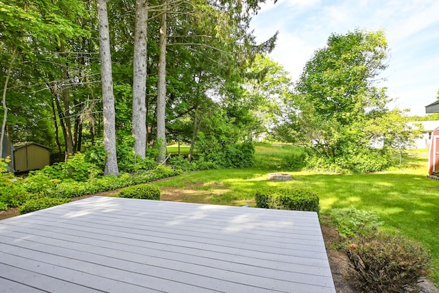 24 Western Ave, Auburn, ME 04210 - wooden terrace with a yard