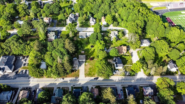 24 Western Ave, Auburn, ME 04210 - aerial view of property and surrounding area featuring nearby suburban area