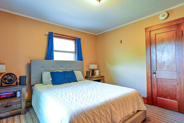 24 Western Ave, Auburn, ME 04210 - bedroom with ornamental molding and carpet flooring