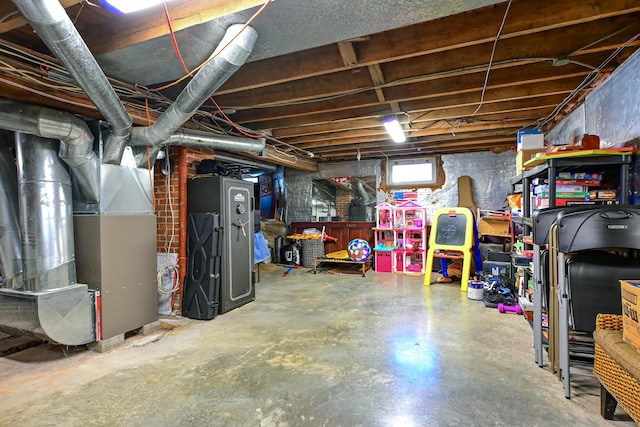 24 Western Ave, Auburn, ME 04210 - basement featuring heating unit