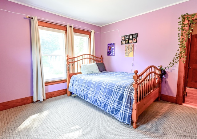 24 Western Ave, Auburn, ME 04210 - carpeted bedroom with baseboards and ornamental molding