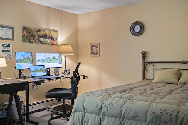 27 Russell Ln, Damariscotta, ME 04543 - bedroom with carpet flooring and a desk