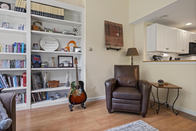 27 Russell Ln, Damariscotta, ME 04543 - living area with light wood-style flooring and recessed lighting
