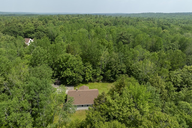 27 Russell Ln, Damariscotta, ME 04543 - view of subject property featuring a forest