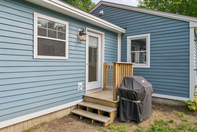11 Meadow Ln, Portland, ME 04103 - wooden deck featuring a grill